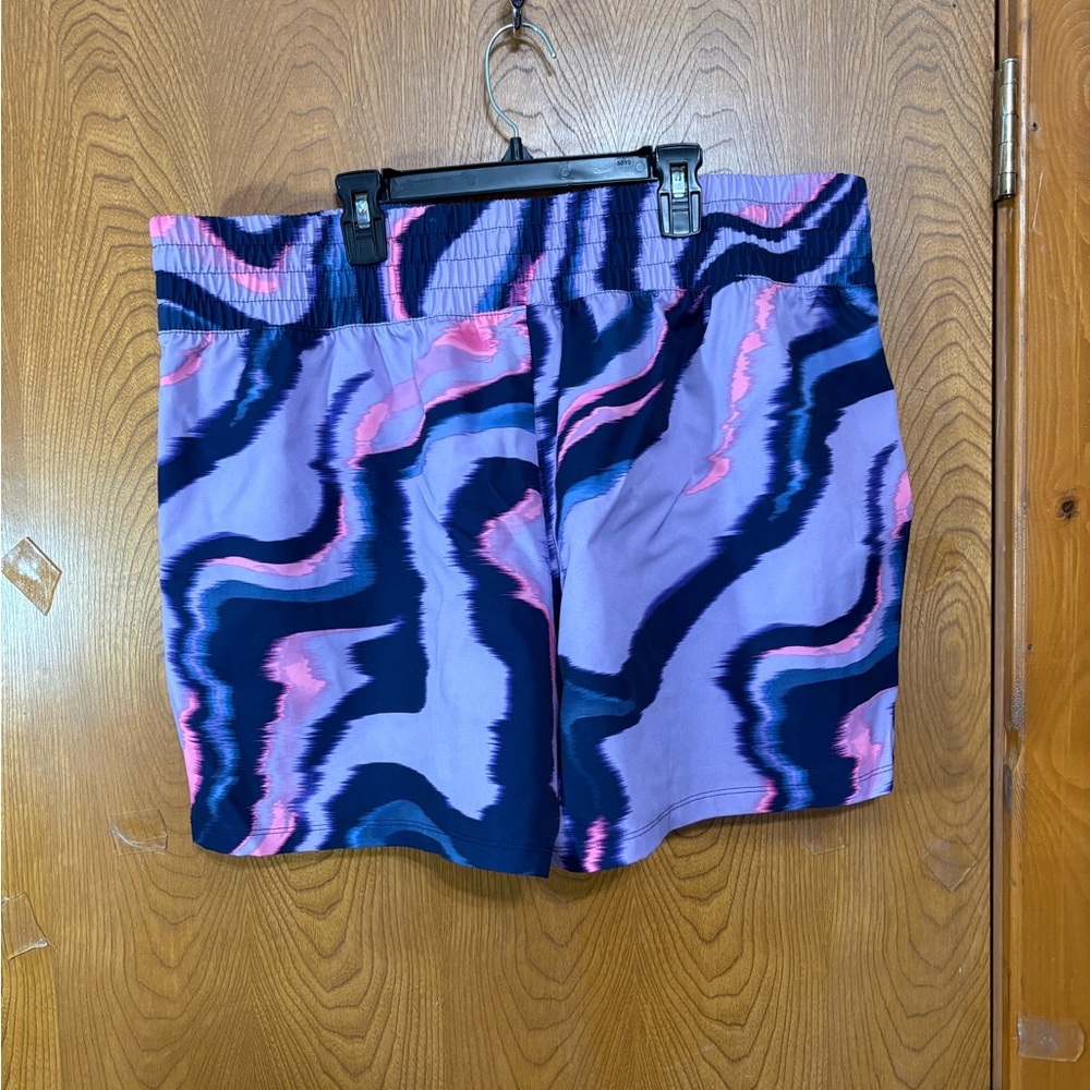 Tek Gear Pink and Blue Athletic Shorts - Picture 2 of 7